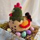 Kura wielkanocna, Zestaw kura pluszowa i 5 jajek