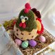Kura wielkanocna, Zestaw kura pluszowa i 5 jajek