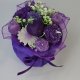 Flowerbox - bukiet kwiatów - wosk - prezent - rękodzieło