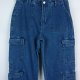 Denim Co. spodnie dżins bojówki cargo M / 38