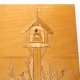 PRZYDROŻNA KAPLICZKA na drewnie obrazek PRL