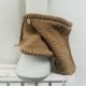 Balaclava oversize kominiarka kaptur zamiast czapki z merino camel
