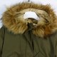 Damska ocieplana kurtka z kapturem / L