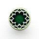 Ceramiczna gałka do mebli zielona, wz.3