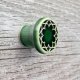Ceramiczna gałka do mebli zielona, wz.3