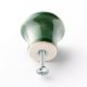 Ceramiczna gałka do mebli zielona, wz.3
