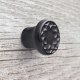 ceramiczne gałki do mebli, czarne matowe, wz.3