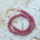 Naszyjnik Jaspis Cesarski  - malinowy | Korale | Ręcznie robiony naszyjnik w Pracowni DomilkowyDomek