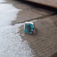Chryzokola z azurytem - pierścionek regulowany