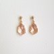 Kolczyki pozłacane Little Cute Peach