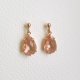 Kolczyki pozłacane Little Cute Peach
