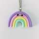 Naszyjnik Pastelowa Tęcza Kawaii