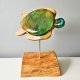 Rzeźba oceaniczna z drewna i żywicy - Żółw