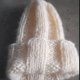 krem  czapka beanie