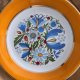 Patera dekoracyjna ze wzorem kaszubskim, II połowa XX w.