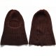 Dzianinowa kominiarka czapka balaclava brąz snowboard narty street style unisex Hp224