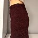 Spódnica mini krótka h&m divided koronkowa rozmiar 34 XS dopasowana bordowa burgundowa