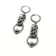 Kolczyki chainmaille długie ze splotem – stal chirurgiczna gothic goth