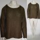 Bluza oversize kudłate bucle khaki M/L Hv231