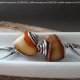 PANCAKES kolczyki z bursztynu  i srebra