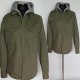 Koszula męska khaki z kapturem Denim & Casual overshirt M slim fit Hv251