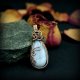 Wisiorek z turmalinem wire wrapping