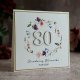 Personalizowana kartka na 80 urodziny, BH 70