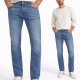 Jeansy męskie Jack & Jones Tim Original Slim Straight niebieskie W36 L32 Hu110