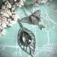 Naszyjnik Kryształowy liść