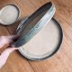 Ręcznie robiony talerz ceramiczny "Mglista Linia"