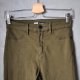 Jeansy wysoki stan skinny khaki military green XS
