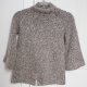 Sweter z wełną alpaca sweter kardigan ciepły Alpaca szary S