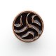 Gałka do mebli ciemnobrązowa, wz.19