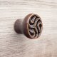 Gałka do mebli ciemnobrązowa, wz.19