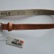 pasek NILE 75 skóra naturalna nubuk brzoskwiniowy wąski