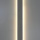Magna Linea — duża designerska liniowa lampa ścienna z białego betonu