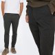 Męskie spodnie materiałowe elastyczne ONLY & SONS – Onsmark Pant ciemno szare W34 / W36 Hu46