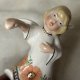 Uroczy anioł - ciekawa i niespotykana figurka porcelanowa