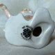 Uroczy anioł - ciekawa i niespotykana figurka porcelanowa