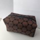 Kosmetyczka duża materiałowa brązowa