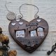 Ozdobne serce z domkami no 1