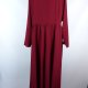 SHEIN Curve bordowa sukienka maxi / 3XL - 50