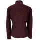 Żakardowy żakiet bordo