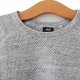 Sweter vintage szary melanżowy bawełniany H&M