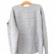 Sweter vintage szary melanżowy bawełniany H&M