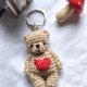 Breloczek Miś Walentynki Brelok Love