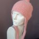 ALPACA * PILOTKA Z WĘZEŁKIEM * MORELOWA * BALACLAVA * CZAPKA Z NAUSZNIKAMI * brzoskwiniowy róż