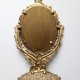 Złote Lustro Stojące Vintage Antyk