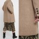 Klasyczny płaszcz wełniany NOOS  beż camel Selected Femme 38 M Hu108