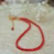Naszyjnik z czerwonego korala – biżuteria handmade | Prezent na Dzień Kobiet i Walentynki | DomilkowyDomek